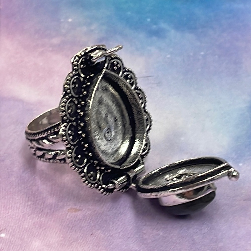 Labradorite Poison ☠️ Ring - Picture 8 of 15